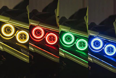 RJWC Neutrino 2 multi-color halo lights